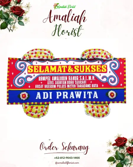 Papan Bunga Ucapan Selamat Limbangan